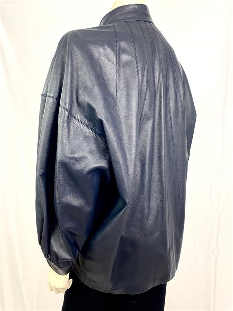 vintage ysl leather jacket|YSL leather jacket women's.